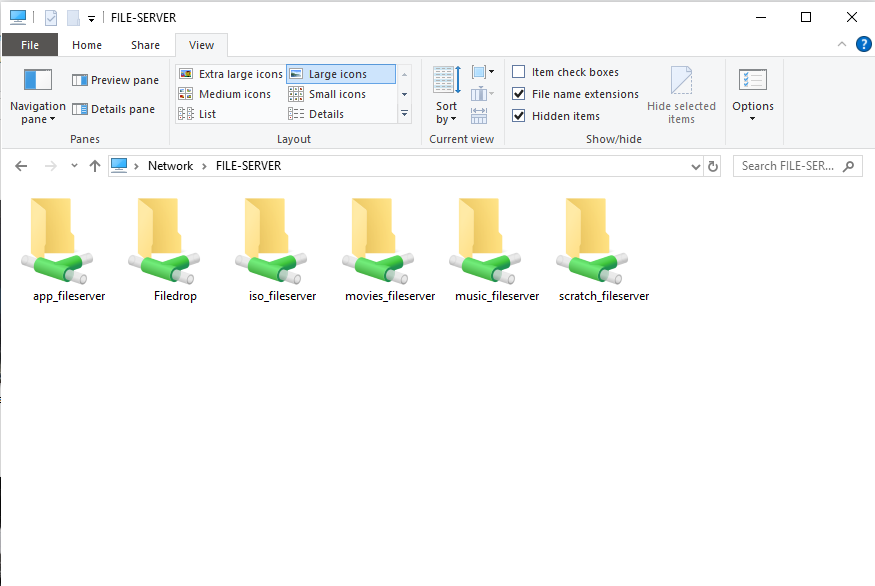 file server smb windows network